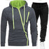 Mens outdoor sweatshirt sports leisure zipper suit
